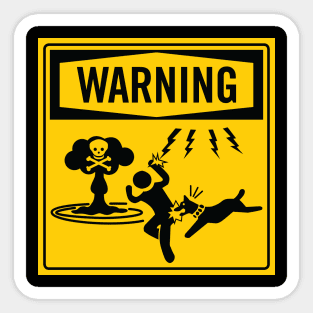 Community S6E1 "Ladders" Speakeasy Entrance Warning Sign Sticker